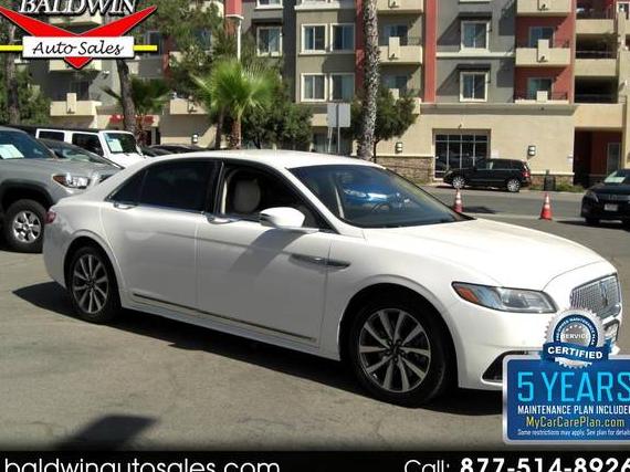LINCOLN CONTINENTAL 2017 1LN6L9VK9H5618881 image