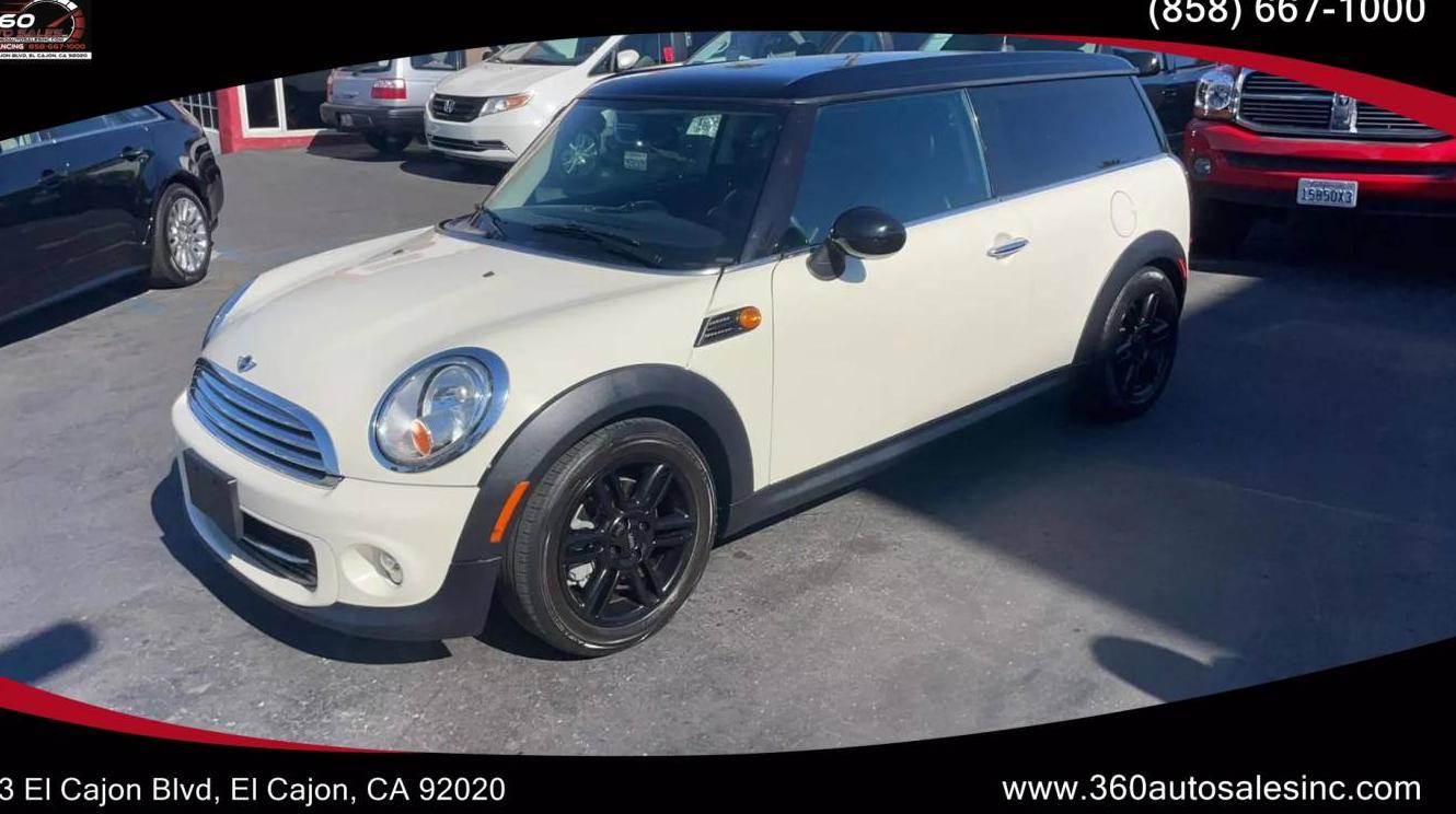 MINI CLUBMAN 2012 WMWZF3C50CT489322 image