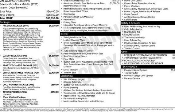 AUDI Q7 2018 WA1VAAF71JD037690 image