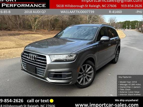AUDI Q7 2018 WA1LAAF7XJD007739 image AUDI Q7 2018 WA1LAAF7XJD007739 image