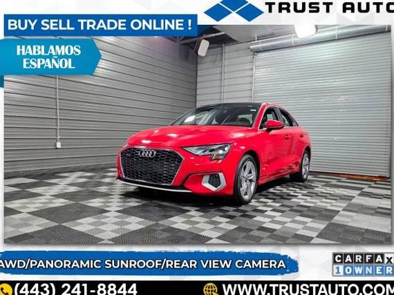 AUDI A3 2022 WAUGUDGY1NA086987 image AUDI A3 2022 WAUGUDGY1NA086987 image