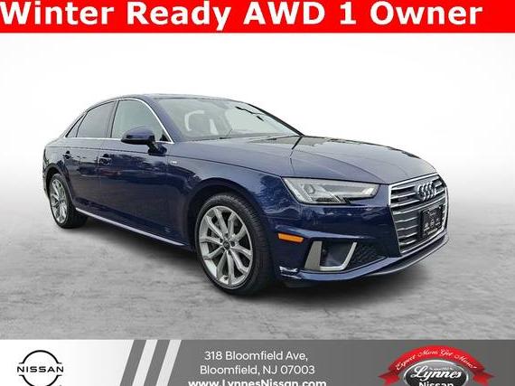 AUDI A4 2019 WAUENAF44KN007155 image