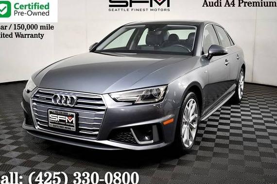 AUDI A4 2019 WAUDNAF41KN017007 image