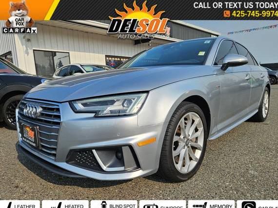 AUDI A4 2019 WAUENAF47KN007862 image