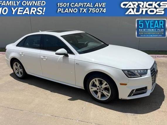 AUDI A4 2018 WAUKMAF44JA137142 image