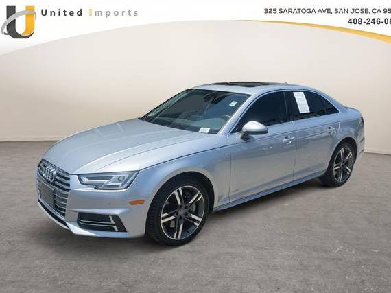 AUDI A4 2018 WAUENAF4XJA085039 image
