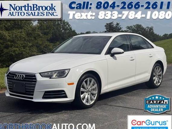 AUDI A4 2017 WAUANAF49HN006641 image