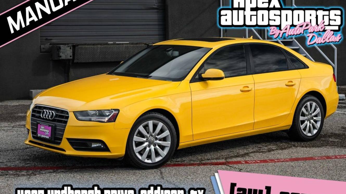 AUDI A4 2013 WAUDFAFL6DA156015 image