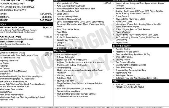 AUDI Q3 2015 WA1GFCFSXFR004787 image