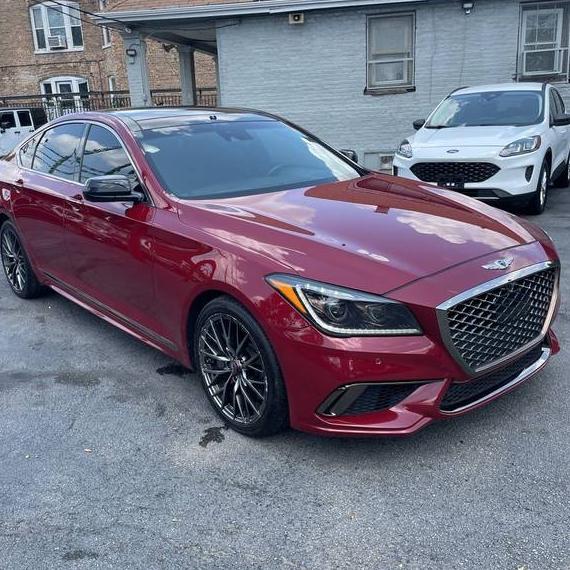GENESIS G80 2018 KMHGN4JB5JU228296 image