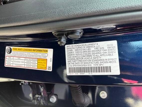 HONDA PASSPORT 2023 5FNYF8H53PB041816 image