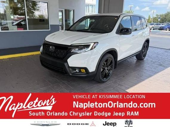 HONDA PASSPORT 2021 5FNYF7H23MB008522 image
