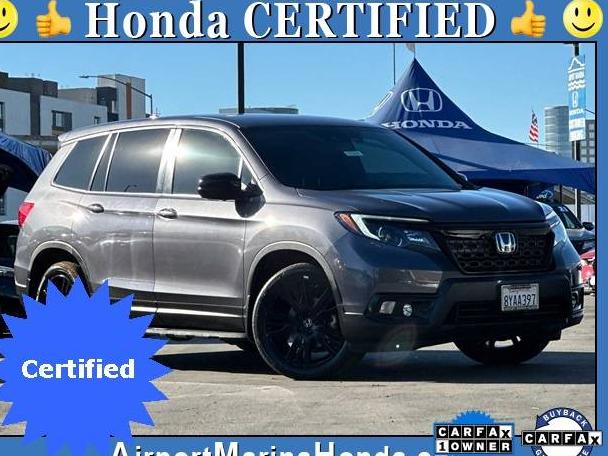 HONDA PASSPORT 2021 5FNYF7H24MB012031 image