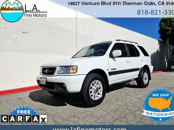HONDA PASSPORT 2001 4S6CK58W414407572 image