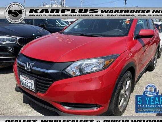 HONDA HR-V 2018 3CZRU5H32JG702657 image