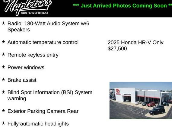 HONDA HR-V 2025 3CZRZ2H59SM722313 image