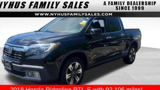 HONDA RIDGELINE 2018 5FPYK3F79JB016419 image