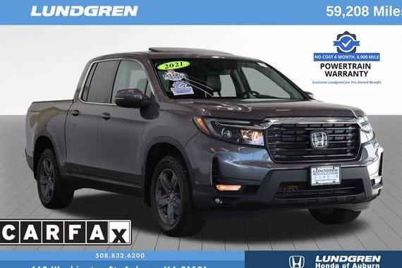 HONDA RIDGELINE 2021 5FPYK3F55MB016422 image