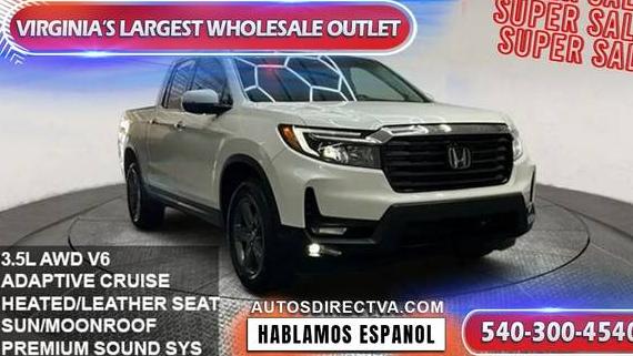 HONDA RIDGELINE 2022 5FPYK3F76NB038304 image
