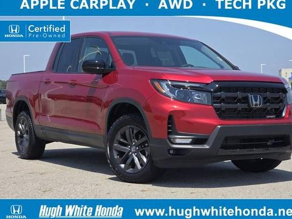 HONDA RIDGELINE 2025 5FPYK3F18SB007255 image