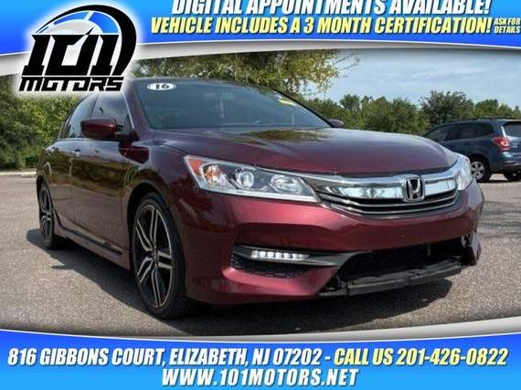 HONDA ACCORD 2016 1HGCR2F58GA020181 image