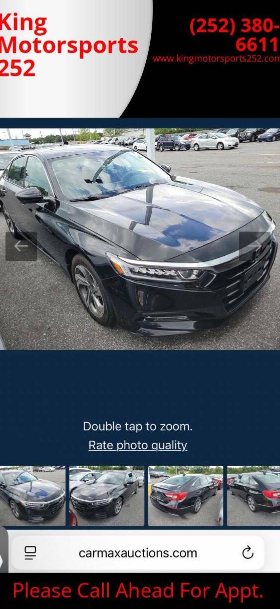 HONDA ACCORD 2019 1HGCV1F41KA068191 image HONDA ACCORD 2019 1HGCV1F41KA068191 image