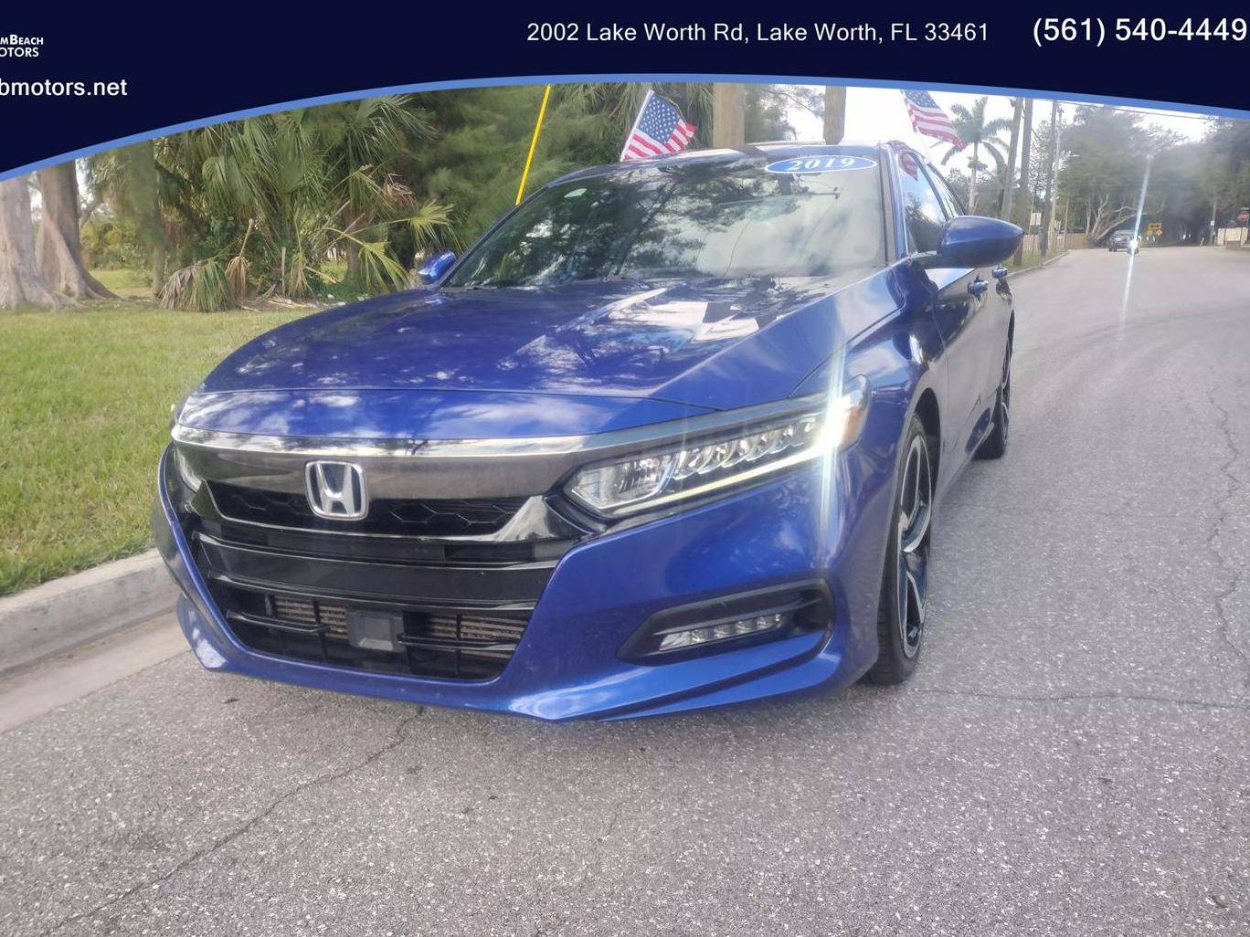 HONDA ACCORD 2019 1HGCV1F37KA140342 image