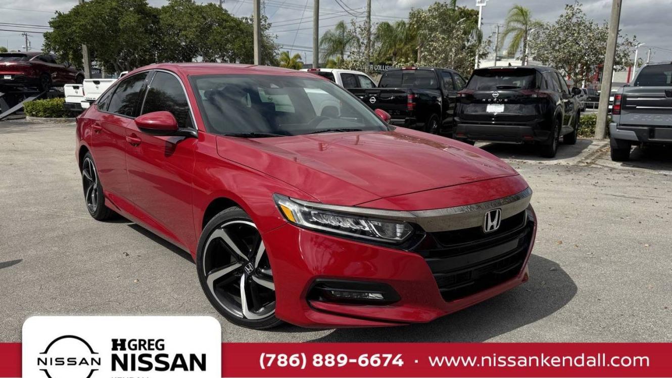 HONDA ACCORD 2018 1HGCV1F33JA217979 image