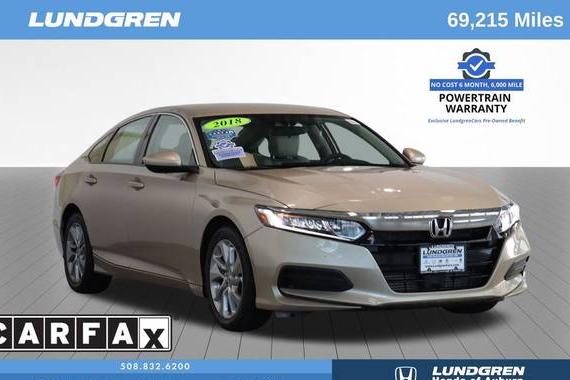 HONDA ACCORD 2018 1HGCV1F15JA157668 image