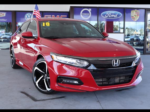 HONDA ACCORD 2018 1HGCV1F34JA054520 image