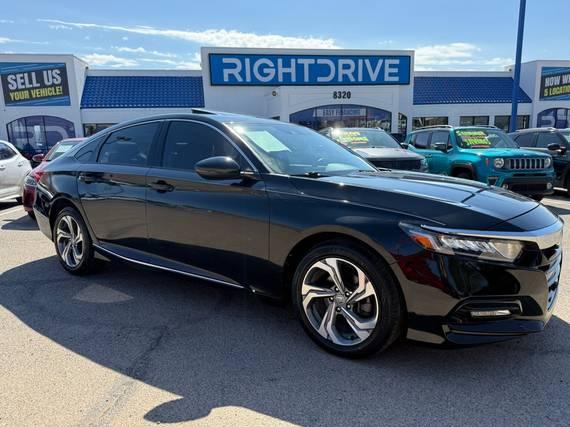 HONDA ACCORD 2018 1HGCV1F55JA137374 image