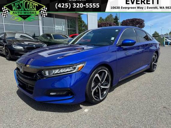 HONDA ACCORD 2018 1HGCV1F31JA153179 image