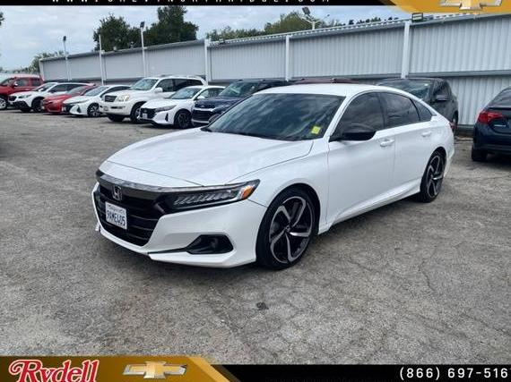HONDA ACCORD 2021 1HGCV1F48MA071432 image