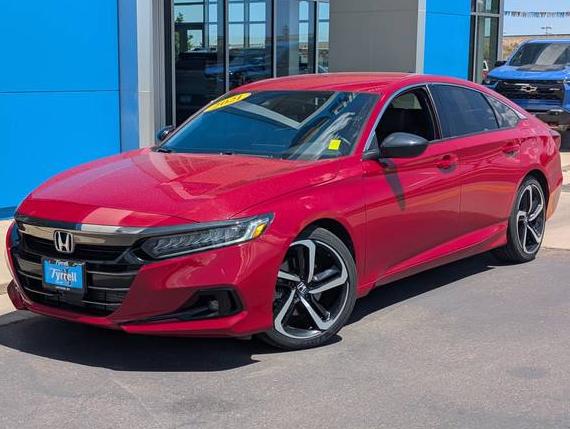 HONDA ACCORD 2021 1HGCV1F39MA080695 image