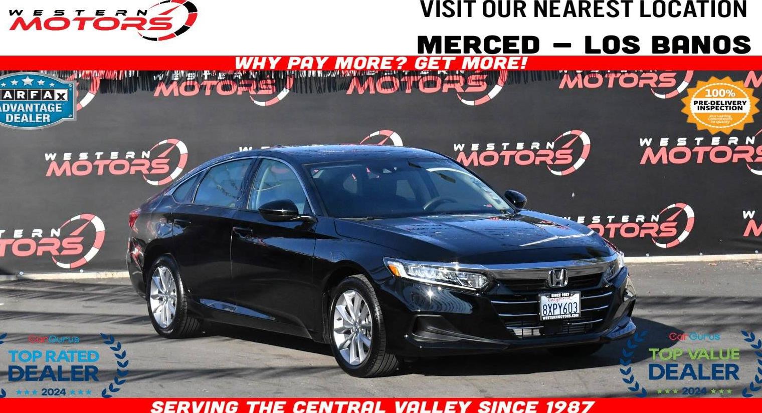 HONDA ACCORD 2021 1HGCV1F13MA027120 image