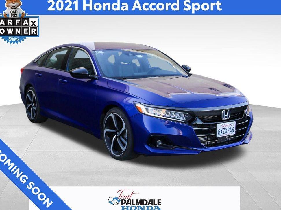 HONDA ACCORD 2021 1HGCV1F33MA090817 image