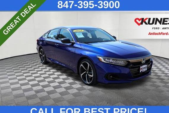 HONDA ACCORD 2021 1HGCV1F41MA032553 image