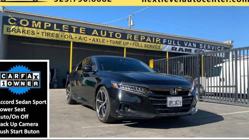 HONDA ACCORD 2021 1HGCV1F38MA106798 image