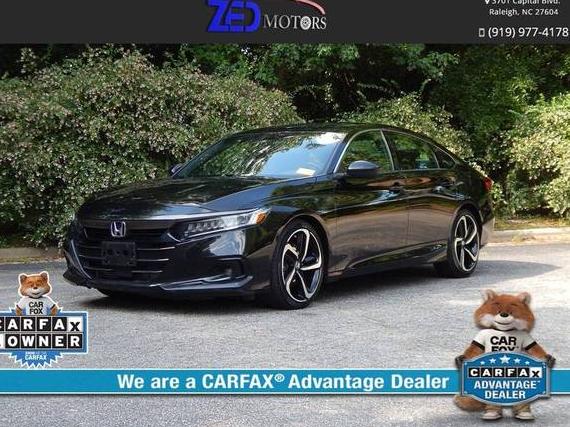 HONDA ACCORD 2021 1HGCV1F33MA095256 image