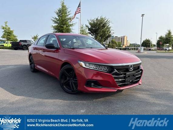 HONDA ACCORD 2021 1HGCV1F3XMA081872 image