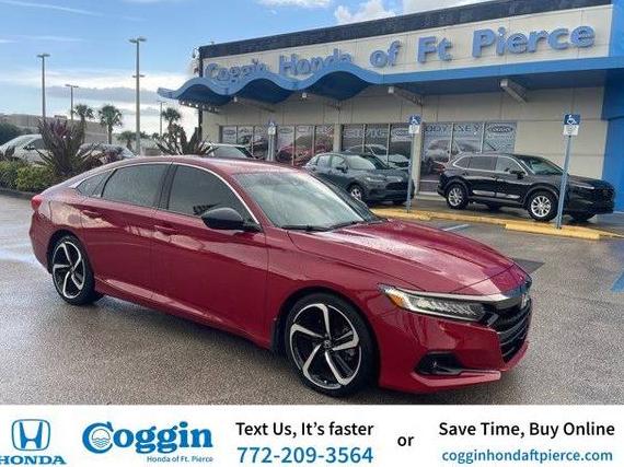 HONDA ACCORD 2021 1HGCV1F33MA029080 image