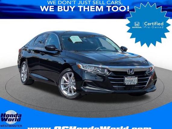 HONDA ACCORD 2021 1HGCV1F16MA116938 image