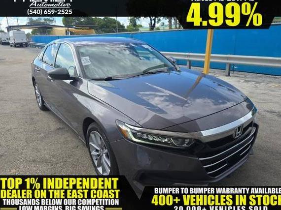 HONDA ACCORD 2021 1HGCV1F14MA061230 image