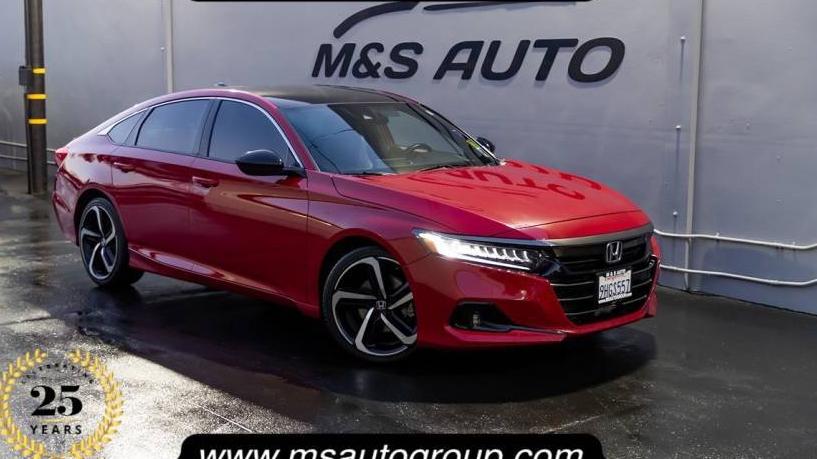 HONDA ACCORD 2021 1HGCV1F31MA011127 image