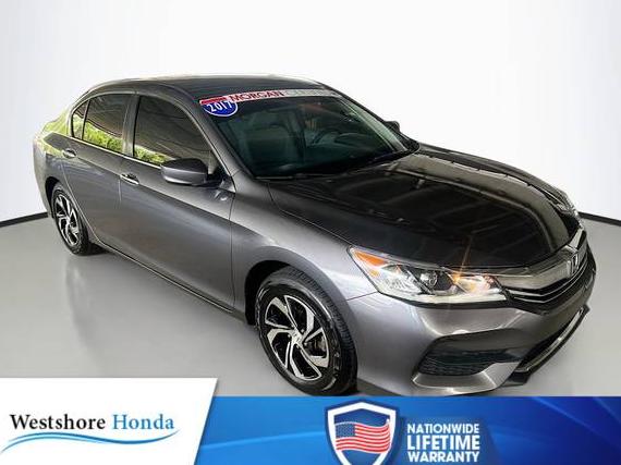 HONDA ACCORD 2017 1HGCR2F31HA299618 image