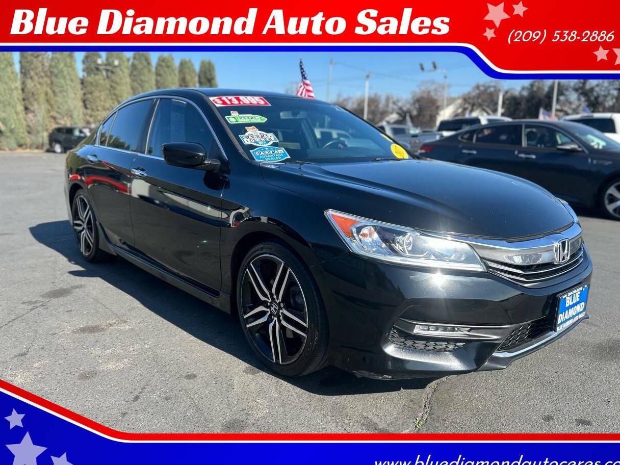 HONDA ACCORD 2017 1HGCR2F55HA245157 image