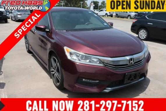 HONDA ACCORD 2017 1HGCR2F5XHA113544 image