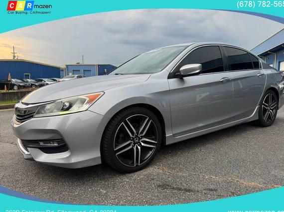 HONDA ACCORD 2017 1HGCR2F57HA070636 image