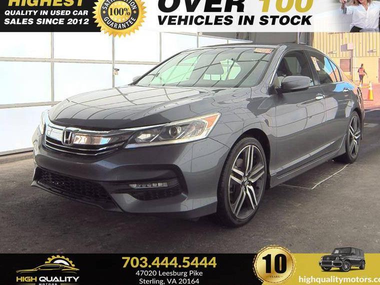 HONDA ACCORD 2017 1HGCR2F59HA092542 image