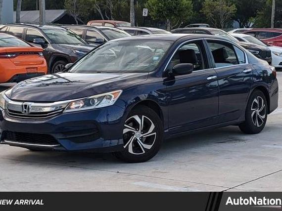 HONDA ACCORD 2017 1HGCR2F39HA185236 image